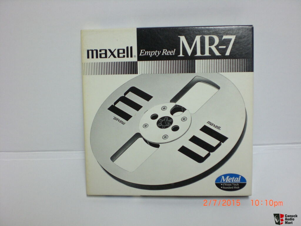Original Maxell MR-7 Empty Metal 7 Take-up Reel Photo #905182