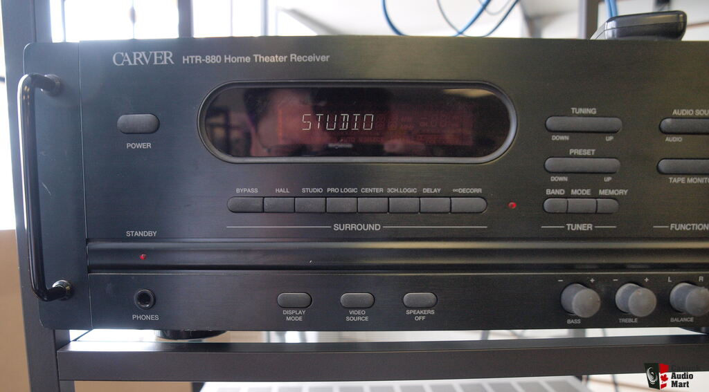 Carver htr 880 home theater receiver