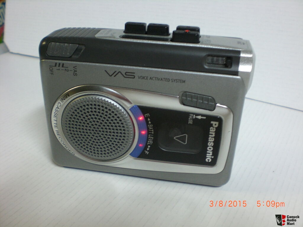 Panasonic Rq L30 Handheld Cassette Voice Recorder Voice Activated Recording Photo 926289