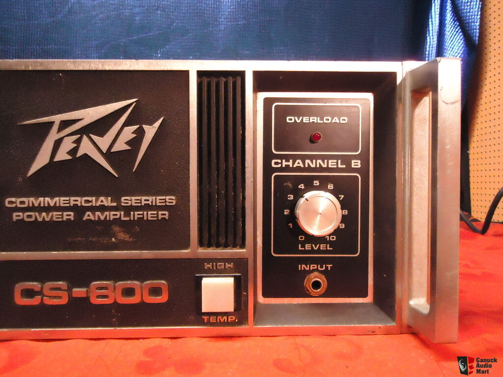 Fully Functional Peavey CS-800 Power Amplifier-Face is Good