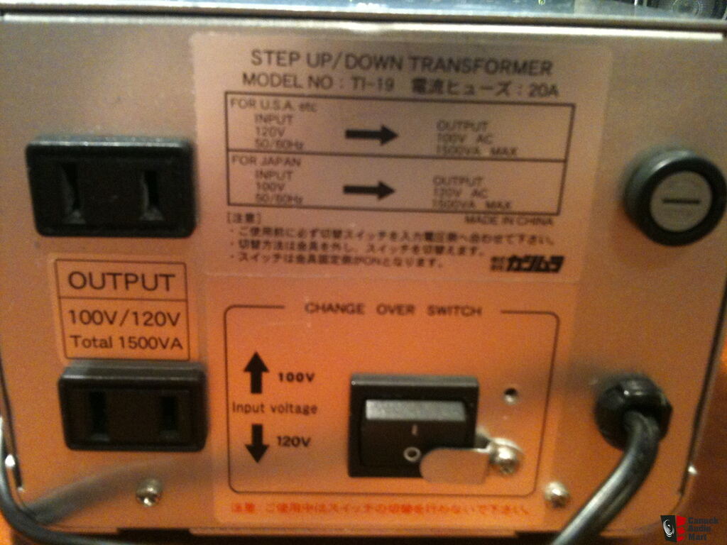 Kashimura TI-19 step up/down Transformer Photo #945822 - Canuck