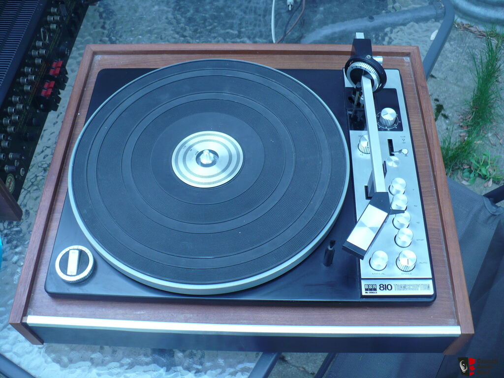 VINTAGE BSR 810 TRANSCRIPTION TURNTABLE WITH PAPERWORK NICE SHAPE ...