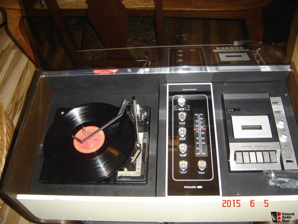 Am/fm turntable philco ford stereo made in 1970s #6