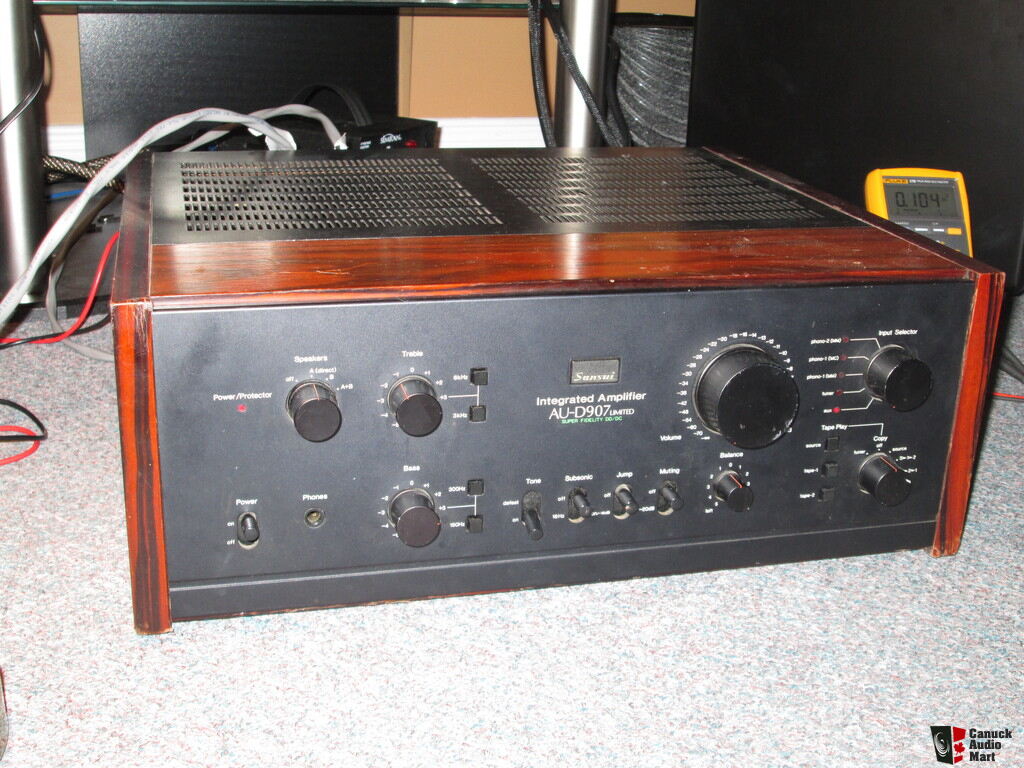 Sansui AU-D907 Limited partially working and upgraded with step