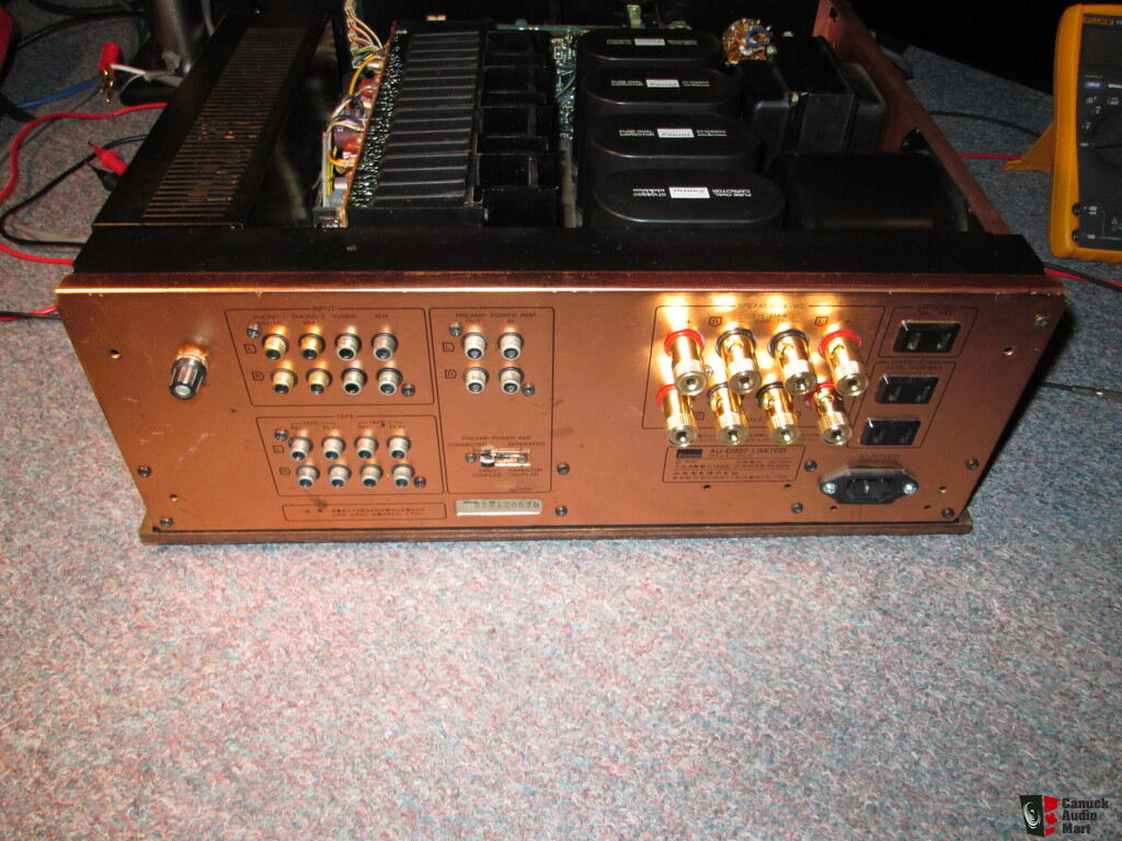 Sansui AU-D907 Limited partially working and upgraded with step