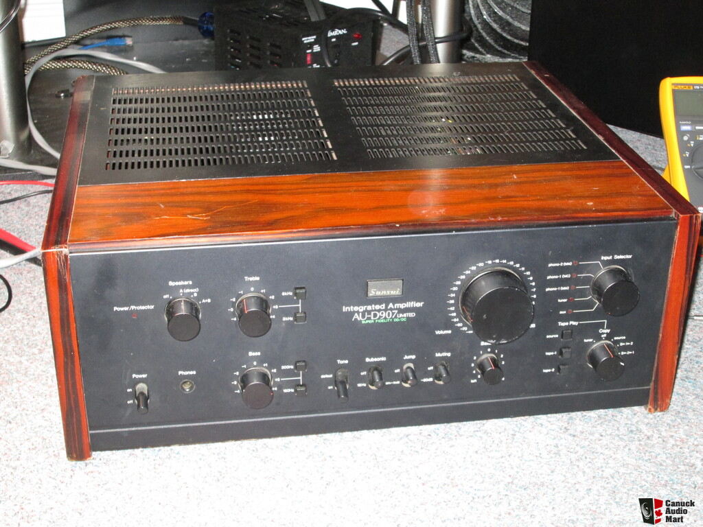 Sansui AU-D907 Limited partially working and upgraded with step